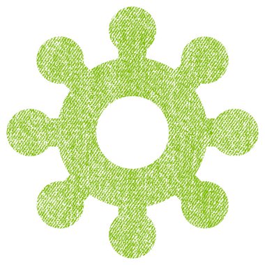 Mekanik vites kumaş dokulu simgesi