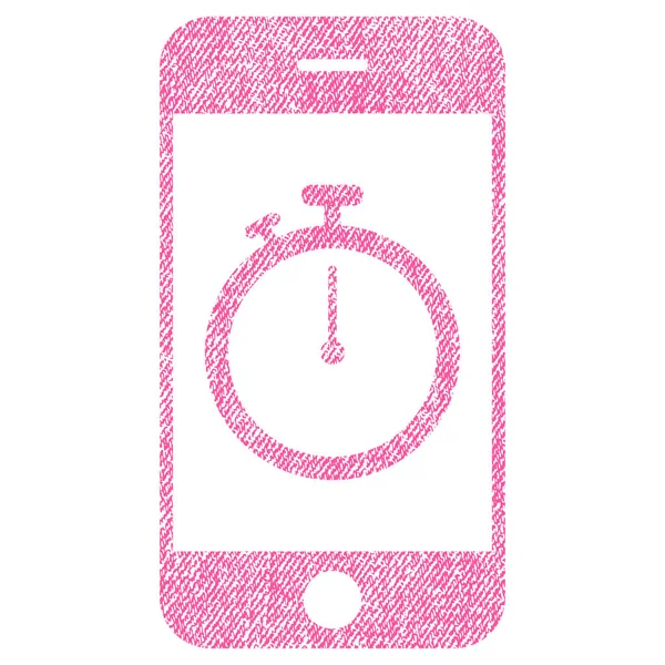 Kronometre Gadget kumaş dokulu simgesi