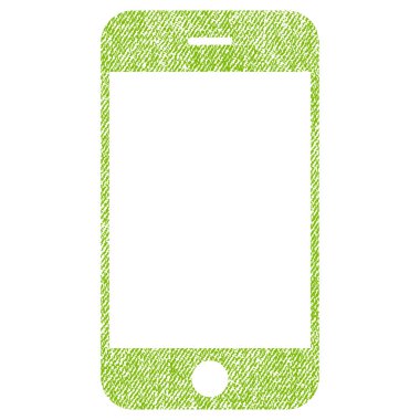 Smartphone kumaş dokulu simgesi