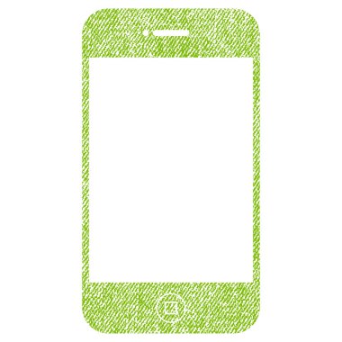 Smartphone kumaş dokulu simgesi