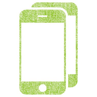 Akıllı telefonlar kumaş dokulu simgesi