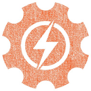 Simge elektrik Cog dişli kumaş dokulu