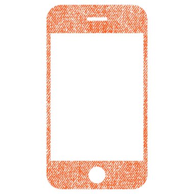 Smartphone kumaş dokulu simgesi