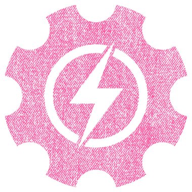 Simge elektrik Cog dişli kumaş dokulu