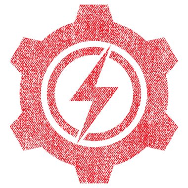 Elektrik karikatür kumaş dokulu simgesi