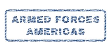Silahlı Kuvvetler Amerika Tekstil damgası