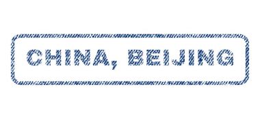 Çin Beijing Tekstil damgası