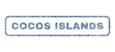 Cocos Adaları Tekstil damgası