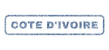 Cote DIvoire Textile Stamp