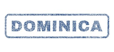 Dominika Tekstil damgası