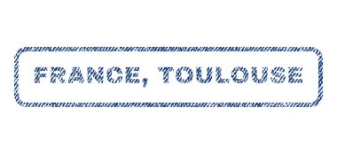 France Toulouse Textile Stamp