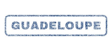 Guadeloupe Tekstil damgası