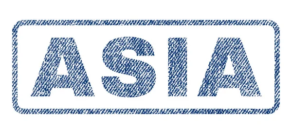 Asia włókienniczych stempel — Wektor stockowy