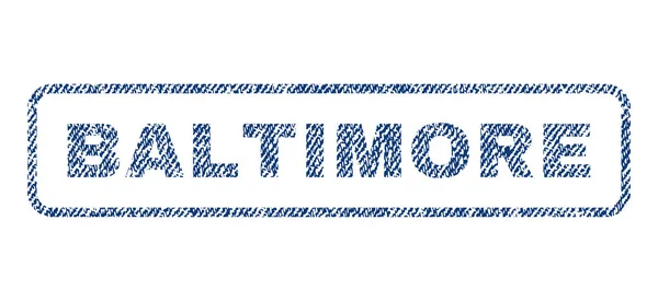 Baltimore textil stämpel — Stock vektor