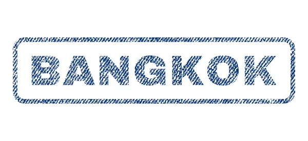 Bangkok textiel stempel — Stockvector