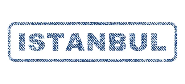Κωνσταντινούπολη κλωστοϋφαντουργικών σφραγίδα — Διανυσματικό Αρχείο