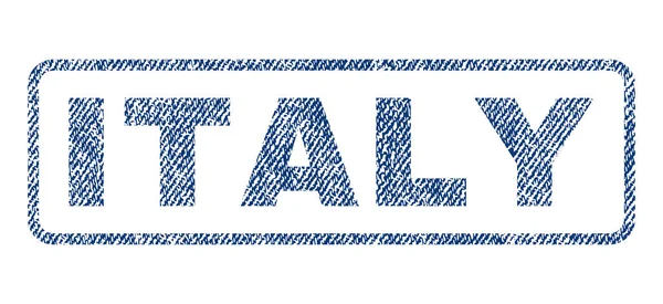 Italia Sello textil — Archivo Imágenes Vectoriales
