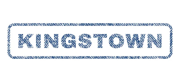 Kingstown textilní razítka — Stockový vektor