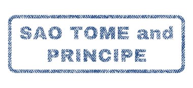 Sao Tome ve Principe Tekstil damgası