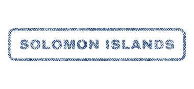 Solomon Adaları Tekstil damgası