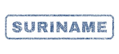 Surinam Tekstil damgası