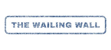 Ağlama duvarı Tekstil damgası