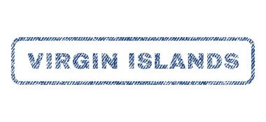 Virgin Adaları Tekstil damgası
