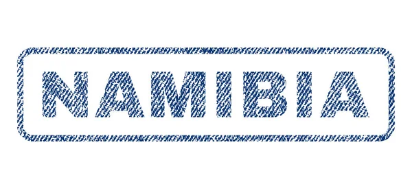 Timbre textile Namibie — Image vectorielle