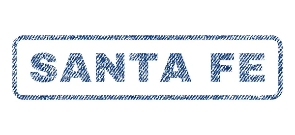 Santa Fe Textile Stamp — Stock Vector