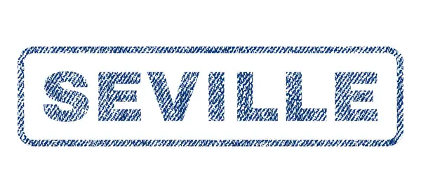 Sevilla textil stämpel — Stock vektor