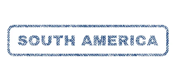 Dél-amerikai textil bélyegző — Stock Vector