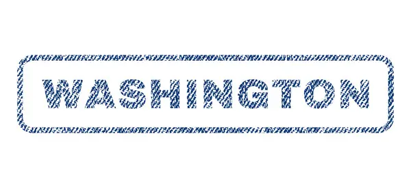 Washington Tekstil damgası — Stok Vektör