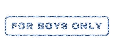 Çocuklar sadece Tekstil kaşe