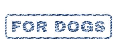 Köpekler Tekstil kaşe