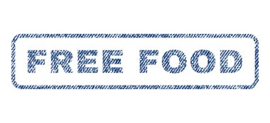 Ücretsiz gıda Tekstil damga