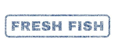 Taze balık Tekstil damgası