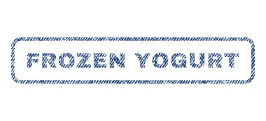 Donmuş yoğurt Tekstil damgası