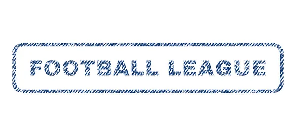 Текстильная марка Футбольной лиги — стоковый вектор