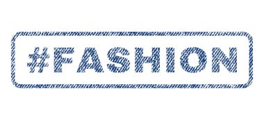 Hashtag moda Tekstil damgası