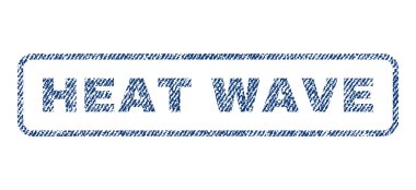 Sıcak hava dalgası Tekstil damgası