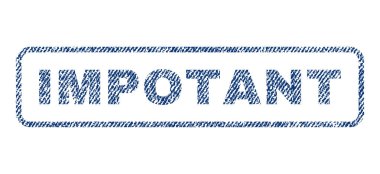 Impotant Textile Stamp