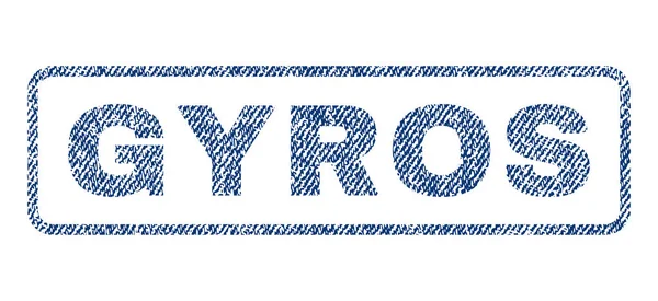 Gyron textil stämpel — Stock vektor