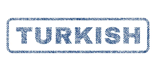 Türkische Textilmarke — Stockvektor