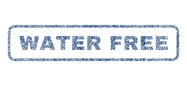 Wasserfreie Textilmarke — Stockvektor