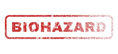 Biohazard lastik damgası