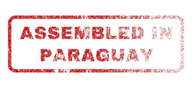 Paraguay lastik damgalamak içinde monte