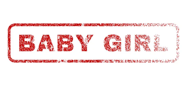 Baby razítka dívka — Stockový vektor