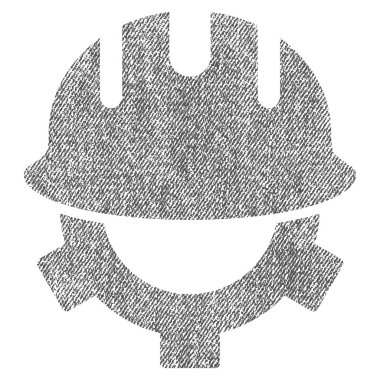 Geliştirme kask kumaş dokulu simgesi