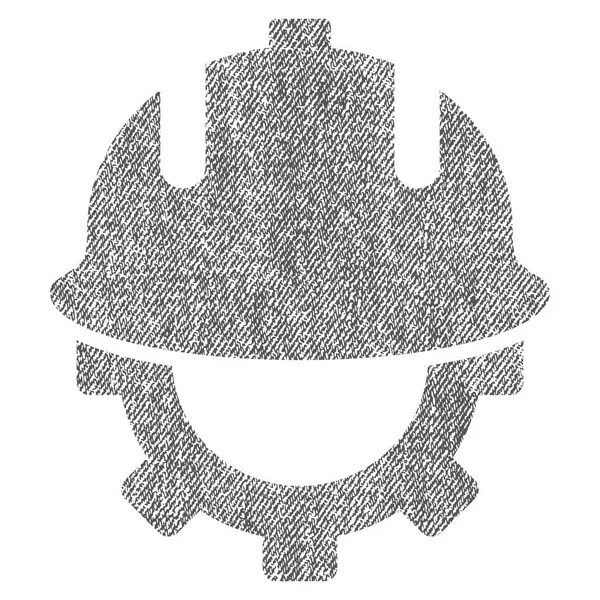 Розробка Шолом Тканина Текстурована піктограма — стоковий вектор