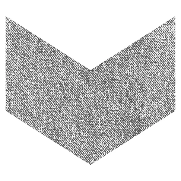 Směr dolů ikonu texturou tkaniny — Stockový vektor